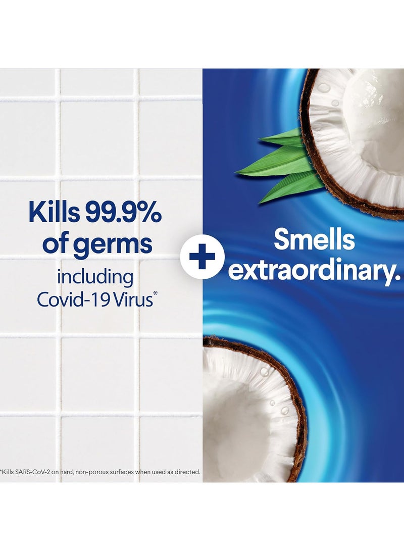 Clorox مناديل سكنتيفا المطهرة برائحة نسيم المحيط وجوز الهند خالية من المبيضات متعددة الأسطح - Image 3
