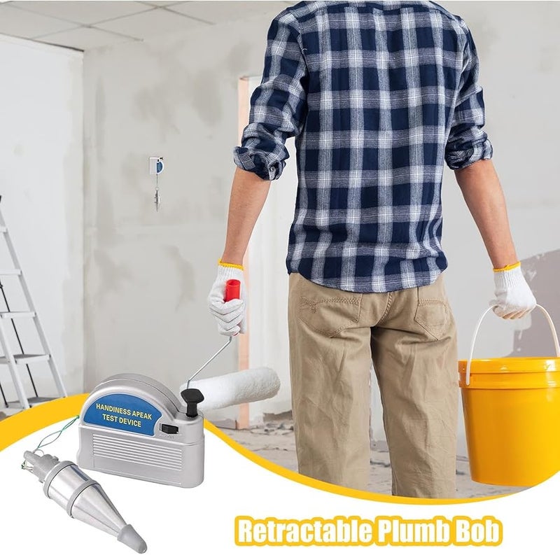 Magnetic Plumb Bob And Reel Kit Retractable Auto Stretching String Leveling Tool - Image 4