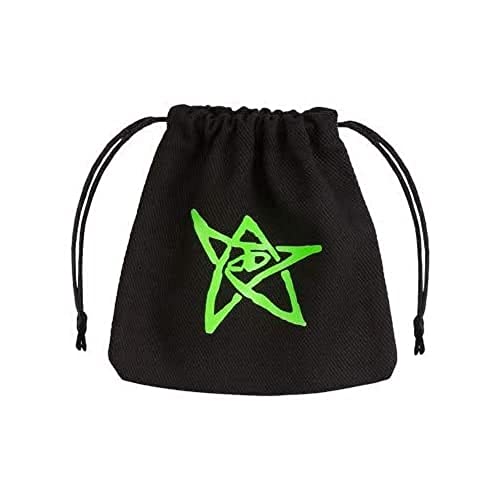 Q WORKSHOP QWorkshop BLACK Call of Cthulhu COC Dice Bag in Linen - Image 1