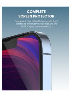 Moxedo Moxedo Ultra Shield Tempered Glass Screen Protector HD Clear 9H Hardness Full Coverage with Auto-Align Easy Applicator for iPhone 13 6.1 inch  - Image 4