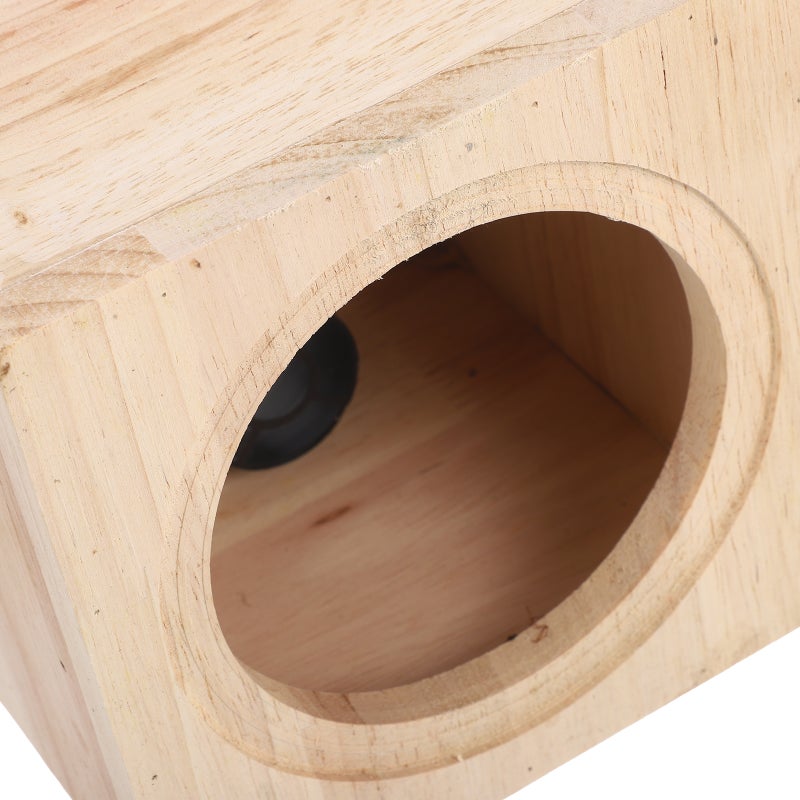 Car Audio Empty Enclosure Subwoofer Box Automotive Use Beige Solid Wood for 1Pcs - Image 3