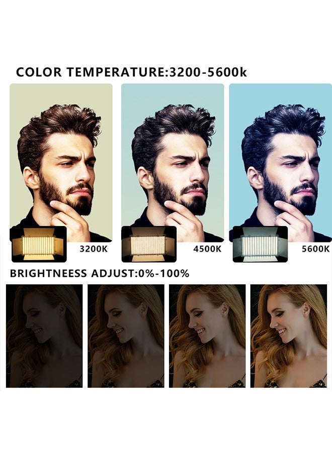 Loquat U800 LED Photo Studio Light for Tiktok Youbute Game Live Video Lighting Portable Video Recording Photography Panel Lamp - Image 4