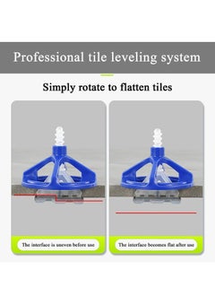 Generic Tile Leveling System Kit with 1/8 Inch Spacers, 50 Reusable Nuts, and 100 Bases, for Seamless Installation of Self-Adhesive Floor and Wall Tiles (150 PCS)  - Image 3