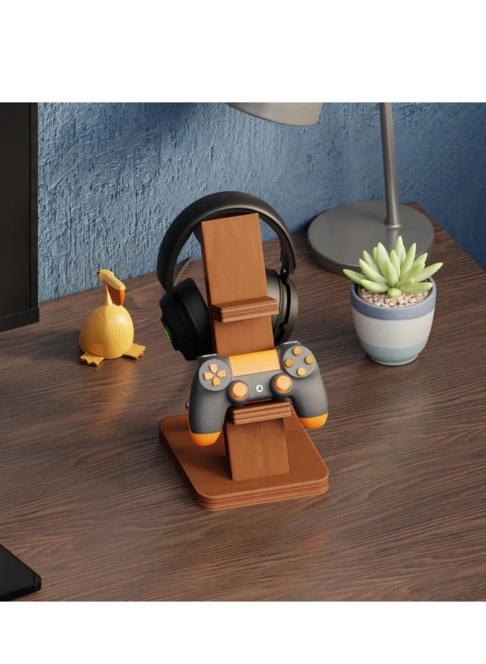 Wooden Controller Holder+ Headphone Stand 2 - Image 2
