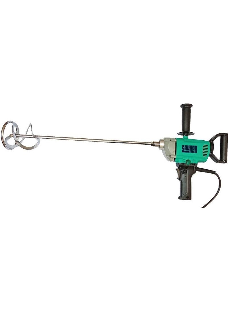 SAURAN - Sauran Mixer Electric Paint Cement Putty Paste Feed Mixer machine Rotary Tool 14 mm - Image 1