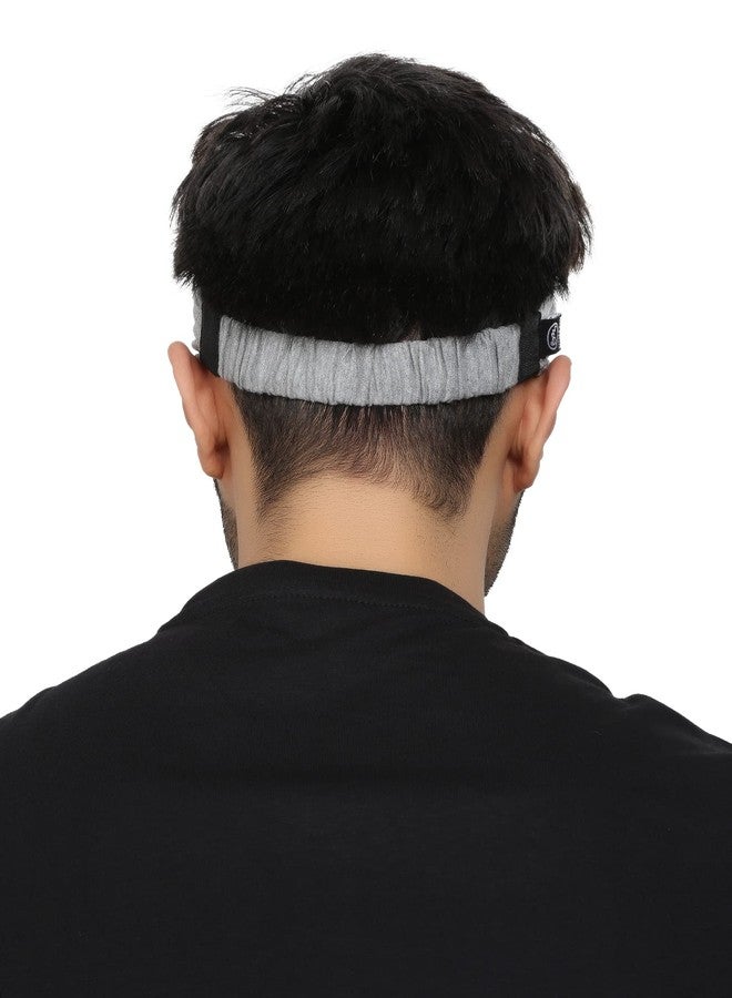BISMAADH Cotton Soft & Durable Elastic Multifunctional Non Slip Unisex Workout Headband - Image 3