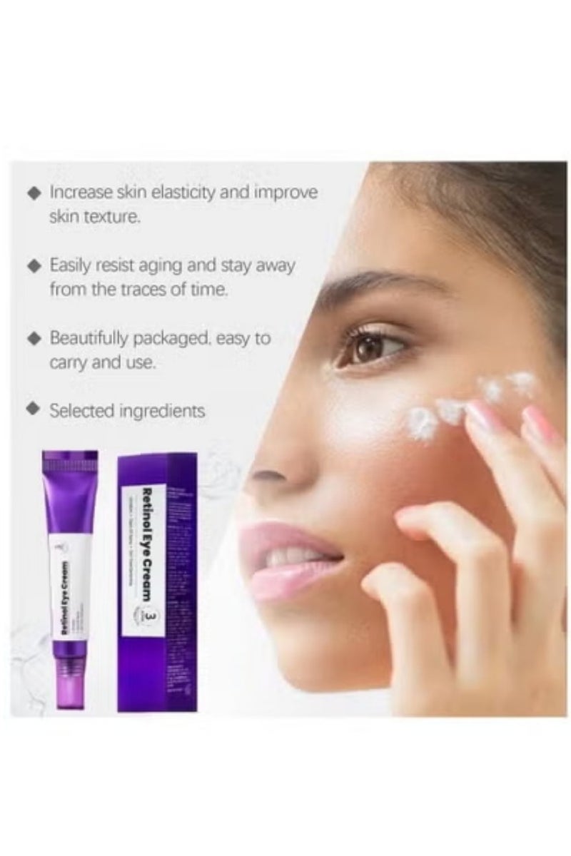 xsw Retinol Reactivating Eye Cream Anti-Aging Treatment for Dark Circles Puffy Eyes and Eye Bags - Image 4