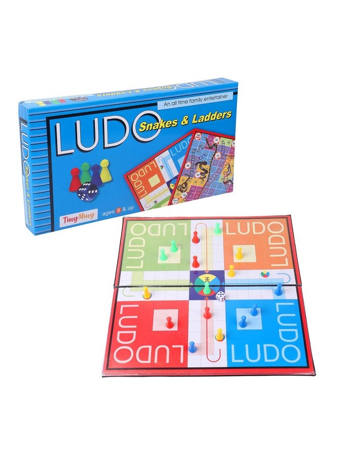 إيكتا لعبة لوحية جديدة من إيكتا لودو، لعبة الثعبان والسلم (متعددة الألوان، متوسطة الحجم)، لجميع الأعمار - Image 1