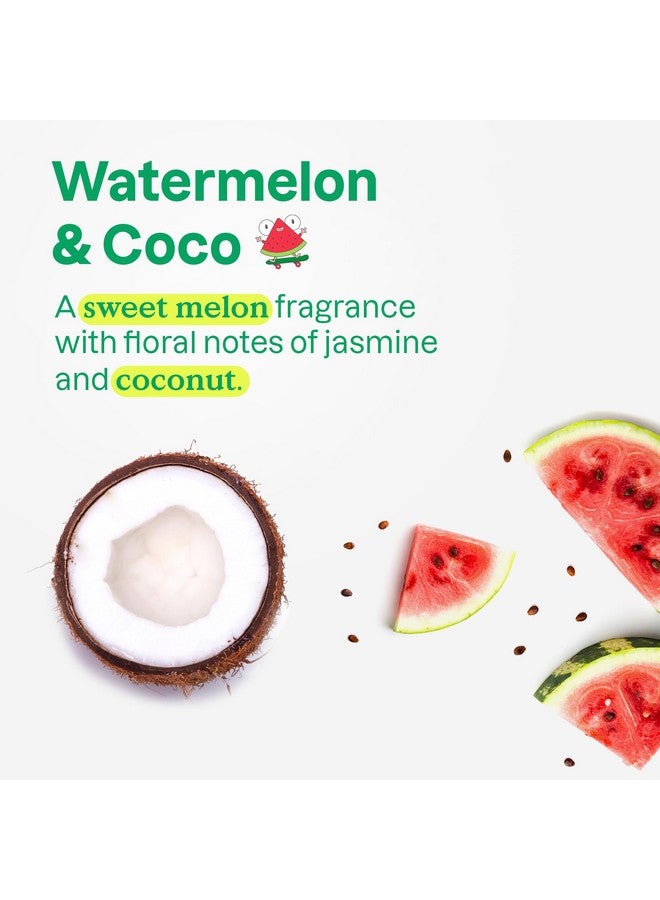 ATTITUDE Shampoo and Body Wash for Kids, EWG Verified Hair and Body Cleanser, Dermatologically Tested Soap, Plant and Mineral Based Bath Products, Vegan, Watermelon and Coco, 32 Fl Oz - Image 4