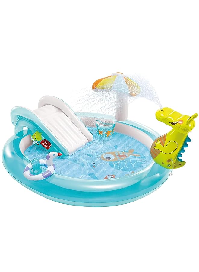 INTEX Gator Play Center Blue And White - Image 1