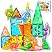 SYNCFUN Magnetic Building Tiles Dinosaur Set for Kids 50PCS Including 5 Cute Dinosaurs Educational STEM Toy for Boys Girls Ages 35 48 Christmas Birthday Party Gift for Toddlers - Image 3