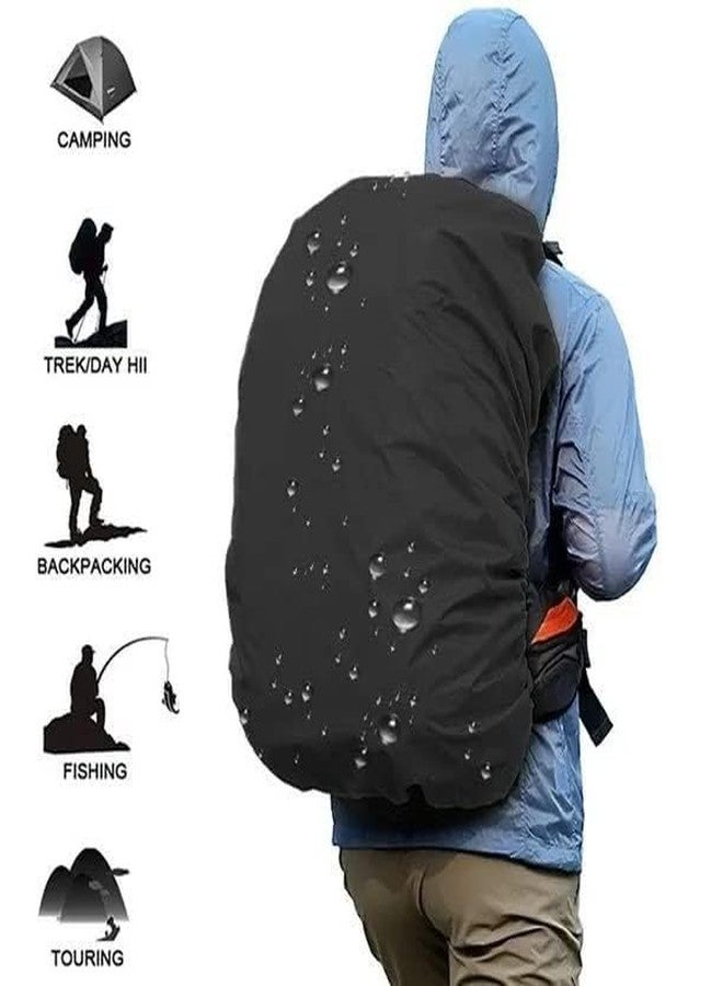 MDMINFY Waterproof Nylon Rain Cover Dust Proof Cover Elastic Adjustable for Laptop Bags Backpacks School - Image 2
