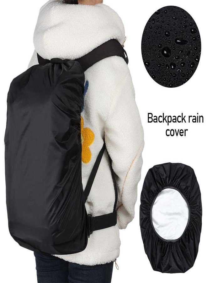 MDMINFY Waterproof Nylon Rain Cover Dust Proof Cover Elastic Adjustable for Laptop Bags Backpacks School - Image 4