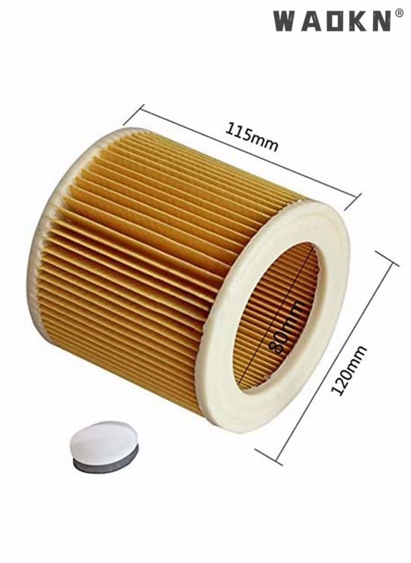 WAOKN Replacement Vacuum Filter for Kärcher WD3 Cleaners Cartridge HEPA WD2250 WD3.200 MV2 MV3 WD2 WD3P WD 2200 SE 4001 Wet & Dry Cleaner  - Image 5