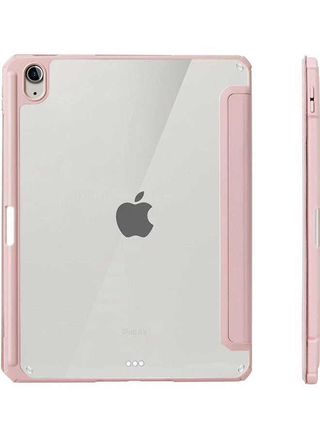 Rock Pow - Case for iPad (A16) 11th 11 inch 2025/iPad 10th 10.9 inch 2022 Clear Transparent Back Shell with Pencil Holder, Auto Sleep/Wake Case Cover for iPad 10th 10.9inch 2022/iPad 11th 11inch 2025 - Image 1