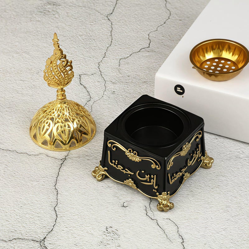 FANBODTA Zen Meditation Incense Burner - Resin Aromatherapy Decor for Home/Office, Compact Waterproof & Easy Clean, for Cone/Stick/Powder, Stress Relief Gift for Mindfulness & Yoga Lovers - Image 2