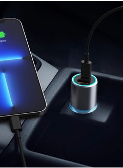 blupebble NaviPower 53W Fast Car Charger with 2 Ports Car Phone Fast Charging Plug with 1 PD and 1 QC 3.0 Port Compatible with iPhone 14 Pro Max/14 Pro/13 Pro/iPad Pro/MacBook  - Image 5
