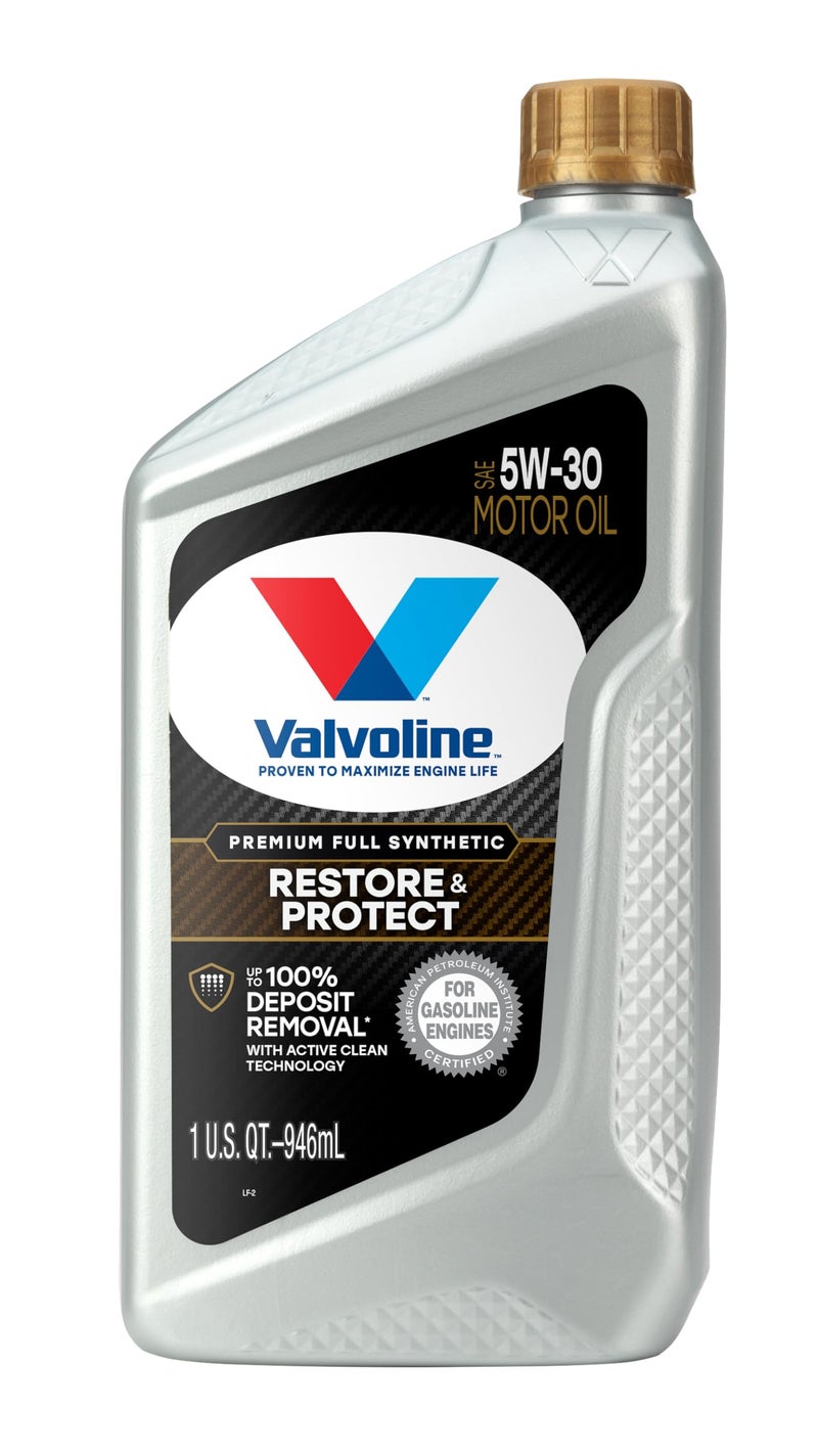 Valvoline Restore & Protect Full Synthetic 5W-30 Motor Oil 1 Quart - Image 1