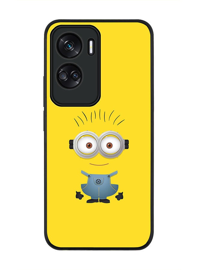 Stylizedd Rugged Black edge case for Honor 90 Lite  5G  Honor X50i 5G, Slim fit Soft Case Flexible Rubber Edges Anti Drop TPU Gel Thin Cover -  Minion 3 - Image 1