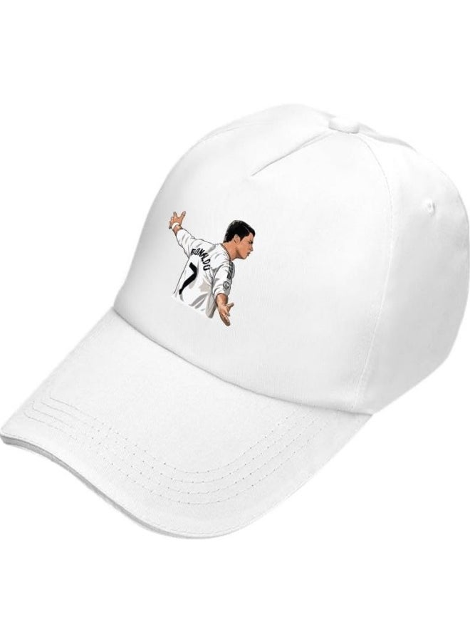 General - Soccer Hats for Men Women,CR7 Baseball Caps Hip Hop Hat,Outdoor Travel leisure Sports Sunshade Hat - Image 1