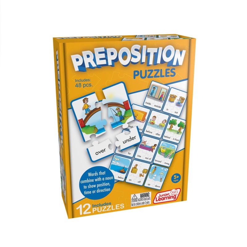 Junior Learning JL245 Preposition Puzzles, Multicolor - Image 1
