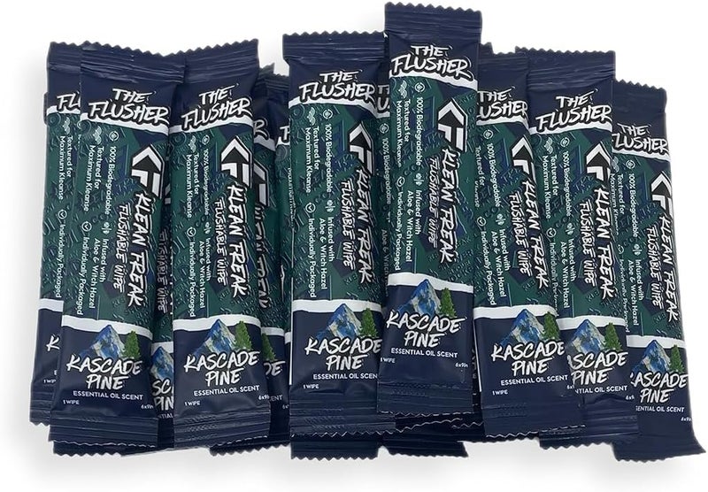 Klean Freak - The Flusher wipes- 100 Pack Kascade Pine - Image 2