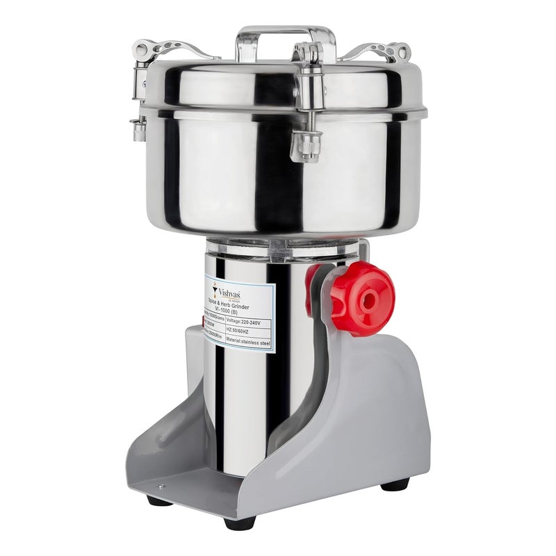 Vivatra Vishvas Spice Masala Grinder Machine 1kg with Fast and Efficient Grinding for Spices Herbs and Dry Fruits 1 KG B Stainless Steel  - Image 5