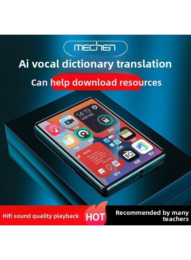 KK Full Screen Walkman Student Edition High-use Novel Reader English Listening Player-Color:3.2inch Touch Screen [metal Version With External + Bluetooth]-Capacity:64g [comprehensive] Already Popular Novel Movie English - Image 4
