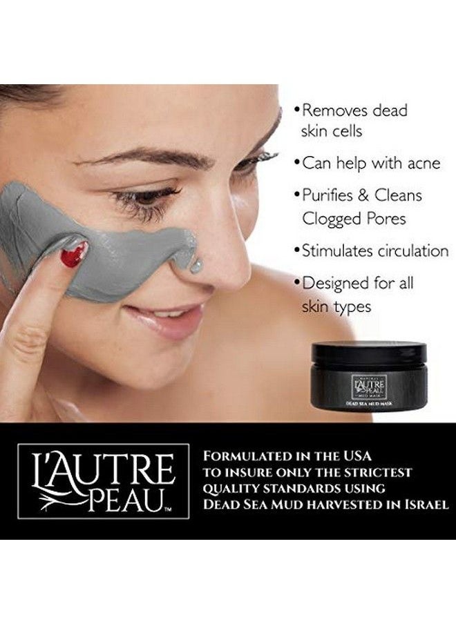 L'AUTRE PEAU - L’Autre Peau Dead Sea Mud Mask For Face & Body Facial Cleansing Clay Pore Reducer For Acne Blackheads & Oily Skin. Natural Skincare For Women & Men. Tighten Skin & Restore Healthy Complexion 10.1 Oz - Image 1