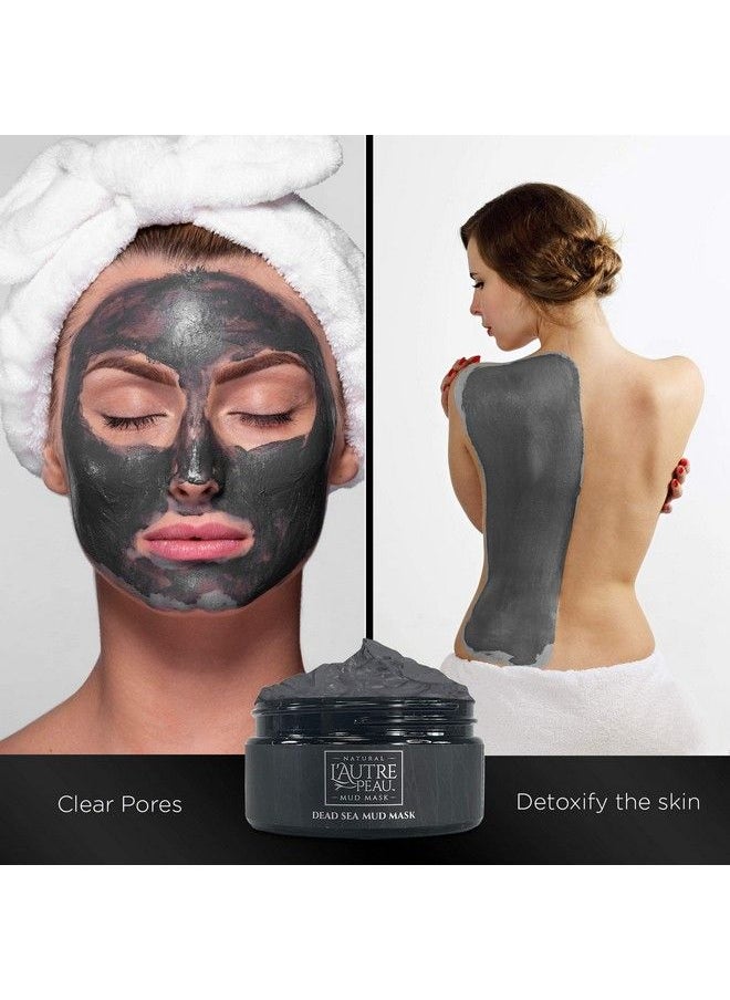 L'AUTRE PEAU - L’Autre Peau Dead Sea Mud Mask For Face & Body Facial Cleansing Clay Pore Reducer For Acne Blackheads & Oily Skin. Natural Skincare For Women & Men. Tighten Skin & Restore Healthy Complexion 10.1 Oz - Image 1