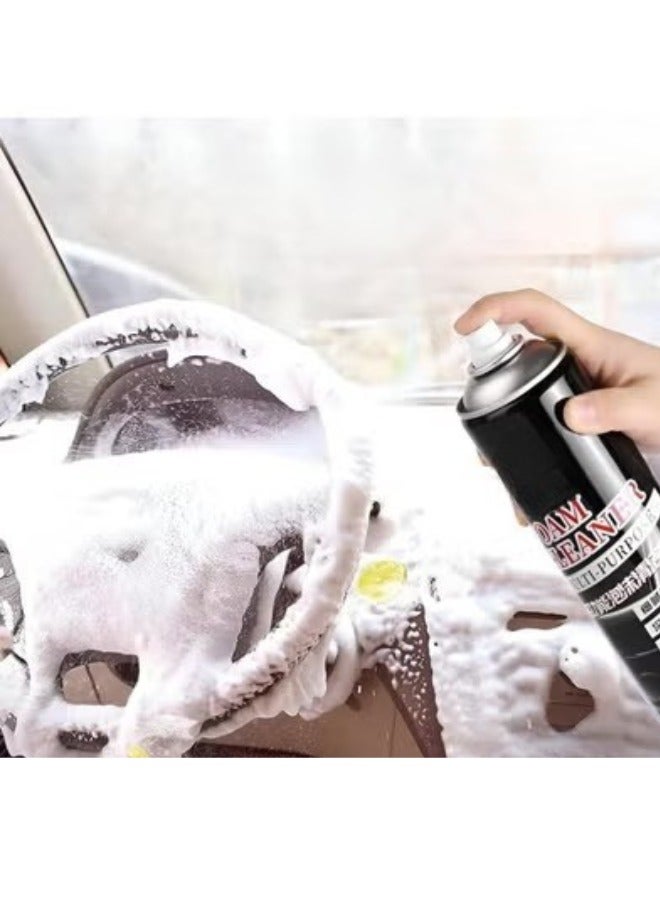 Foam Spray Cleaner 650ML – Multi-Purpose Dry Cleaning Solution for Upholstery, Rugs, Curtains, and Car Interiors – Easy Brush Application, Water-Free, Fresh Results - Image 5