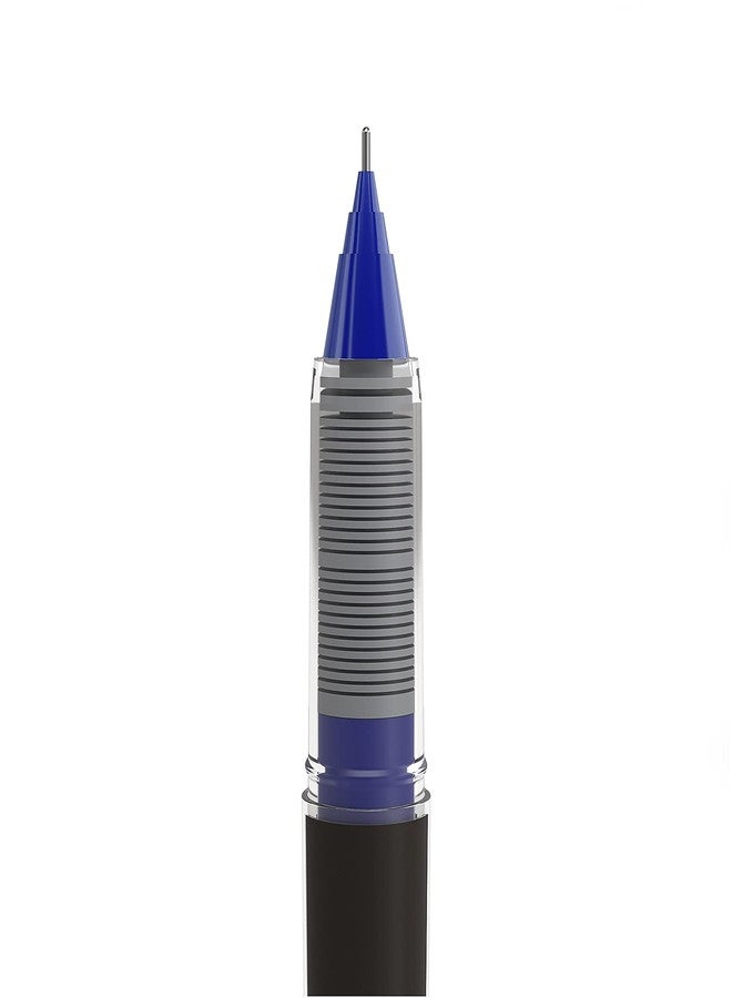 TRU RED TR57325 Rollerball Pens, Fine Point, Blue, Dozen/Pack - Image 4