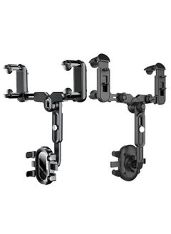 HM2A Car Phone Holder,360°Rotatable Phone Holder for Car Rear View Mirror Mobile Holder For Car, Adjustable GPS Holder for Most Mobile Phones Fits Bigger Vehicles  - Image 3