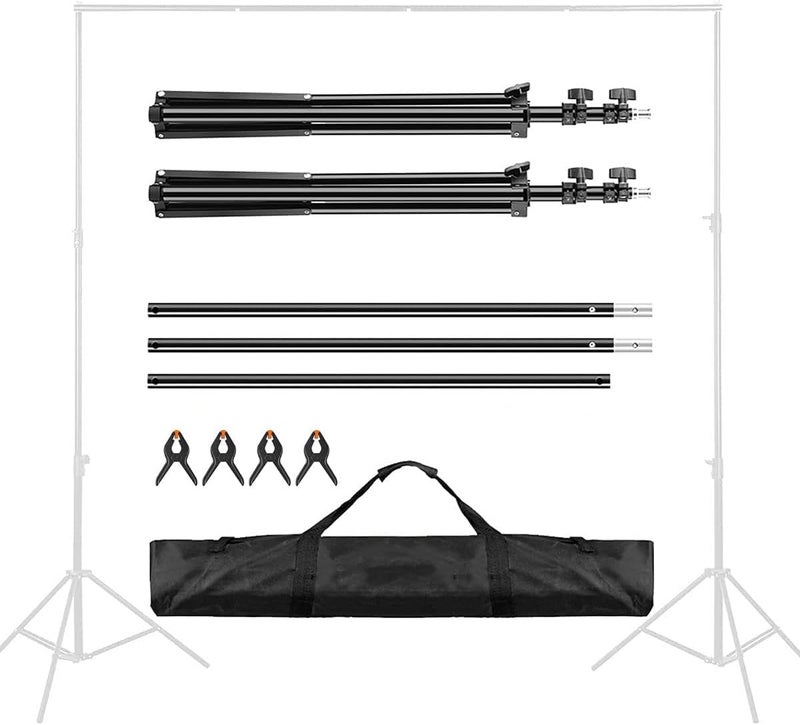 PADOM Photography2m*2m Backdrop Stand Background Support System with Carrying Bag - Image 3
