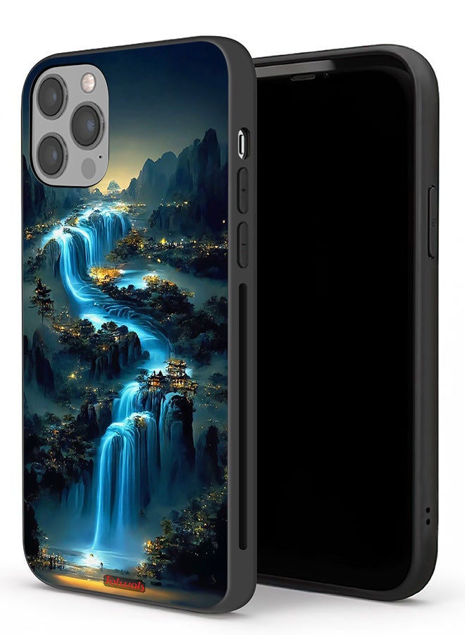 Tolwak حافظة حماية آبل آيفون 12 برو ماكس فن الشلالات - Image 1