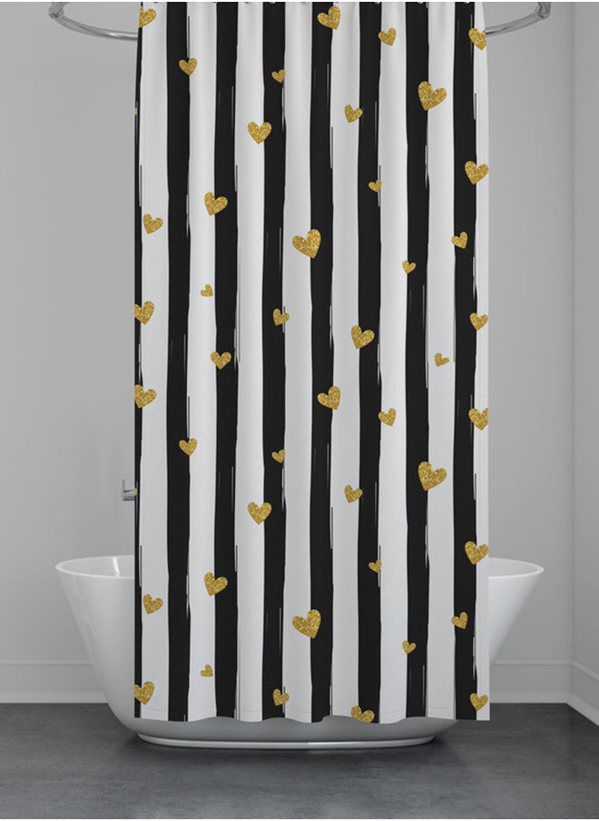 Home Print Waterproof Bathroom Curtain 
