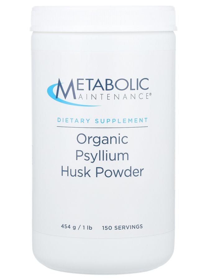 Organic Psyllium Husk Powder  1 lb (454 g)