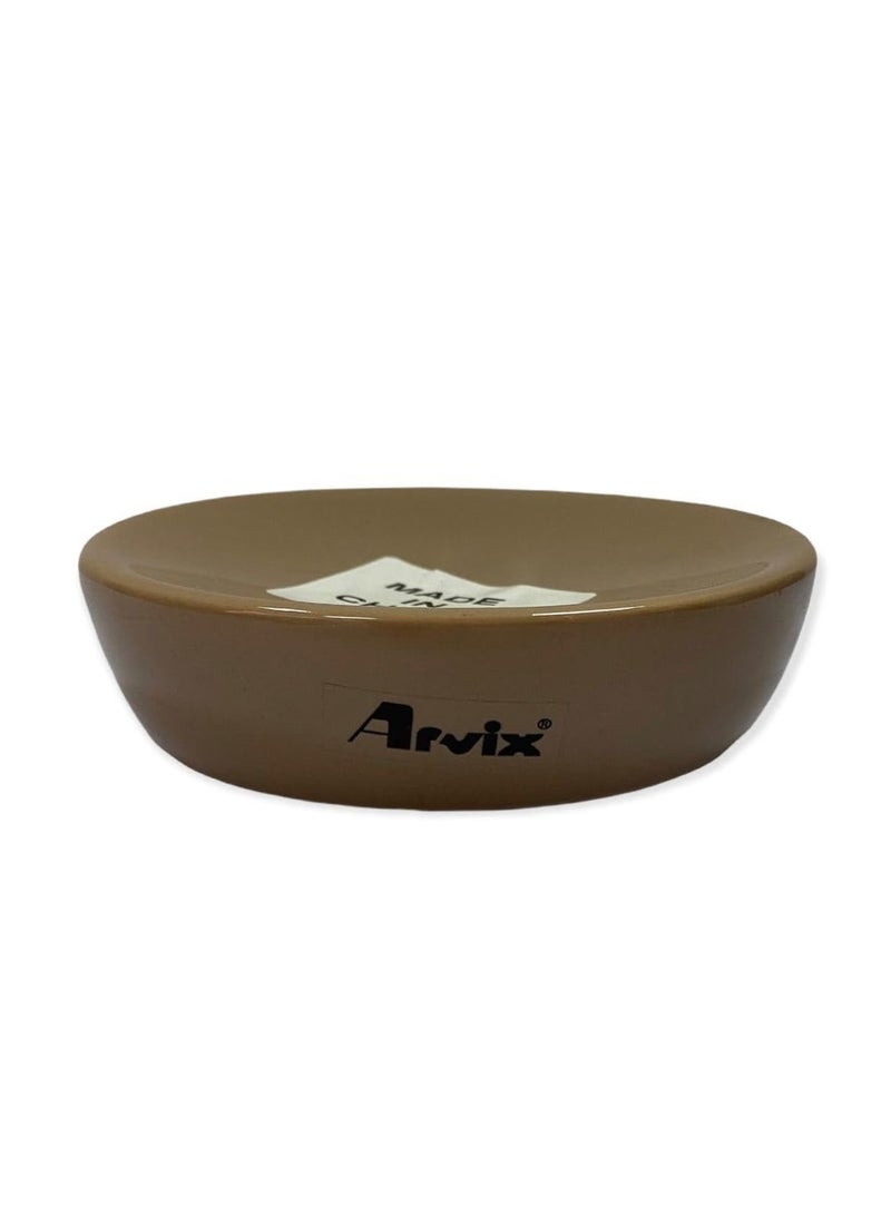 ARVIX Arv-2410 Ceramic Soap Dish Soap Dish  Soap Saver  Easy Cleaning  Dry  Stop Mushy Soap Soap Holder - Image 3