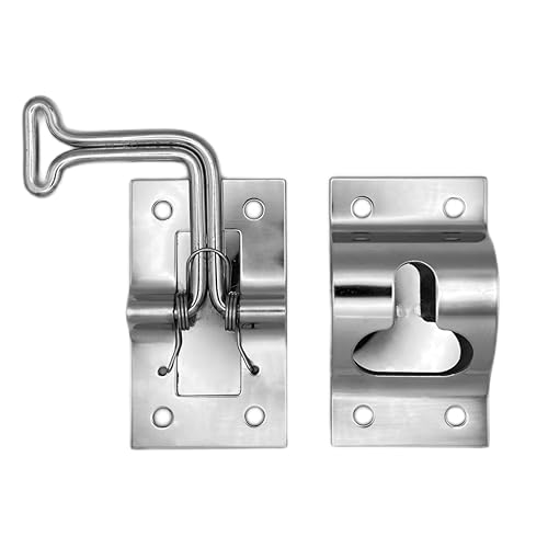 RV Designer E277 90 Entry Door Holder Stainless Steel Silver - Image 1