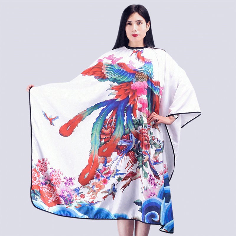 1Pc Chinoiserie Adults Salon Apron Barber Shawl Hair Cutting Cape Colorful Printing Hairdressing Cape Hair Salon Barber Shop Supplies - Image 5