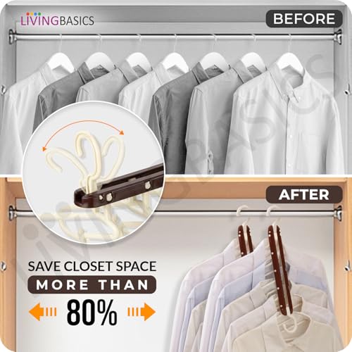 LivingBasics 5 in 1 Magic Hanger for Wardrobe (Set of 2) - Image 3