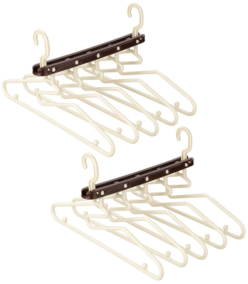 LivingBasics 5 in 1 Magic Hanger for Wardrobe (Set of 2) - Image 1