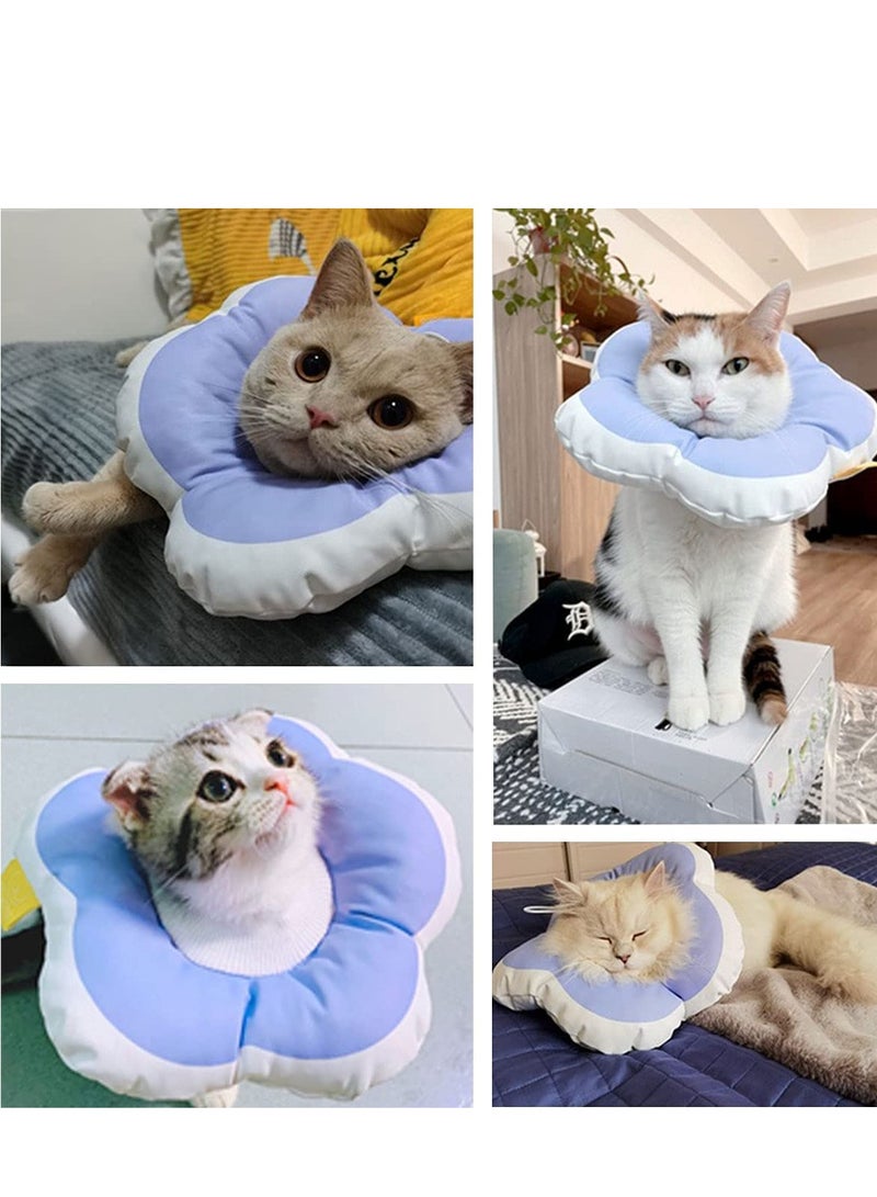 Generic Cat Cone Collar Waterproof and Soft Cone Collars for Cat Wound Healing Protective Cone After Surgery Elizabethan Collars for Kitten Pets  - Image 5