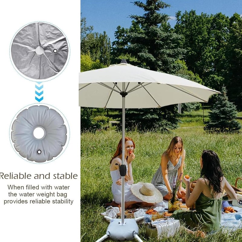 Water Weight Bag for Outdoor Umbrella Stand Parasol Portable Folding Design Round Beach Patios Anchors Outdoor Equipment Stabilizer - Image 3