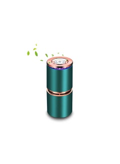 Mini Air Purifier, USB Air Purifiers for Car Office Desk Small Room, Super Quiet with LED Night Light, No Adapter, for Smokers Pollen Pets Dust Odors in Office Car, Desktop Air Cleaner(Green)