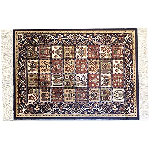 Inusitus Carpet Coasters, Set 4 Turkish Rug Style Table Drink mats, Absorbent Kitchen and Dining Accessories, Spill & drip Protection - Image 5