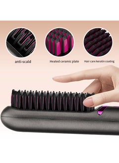 General Mini Ionic Straightening Comb – Travel-Friendly Straightener & Curler for Men/Women, Dual-Use Hair Styling Tool  - Image 3