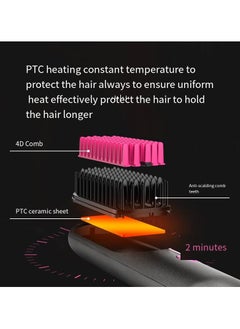 General Mini Ionic Straightening Comb – Travel-Friendly Straightener & Curler for Men/Women, Dual-Use Hair Styling Tool  - Image 5