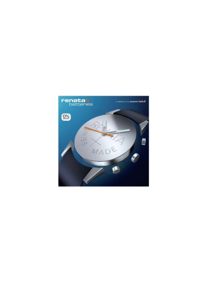 Renata 5 Pieces Renata Watch Batteries 371/ SR920SW  Swiss Made Silver 1.55 V - Image 4