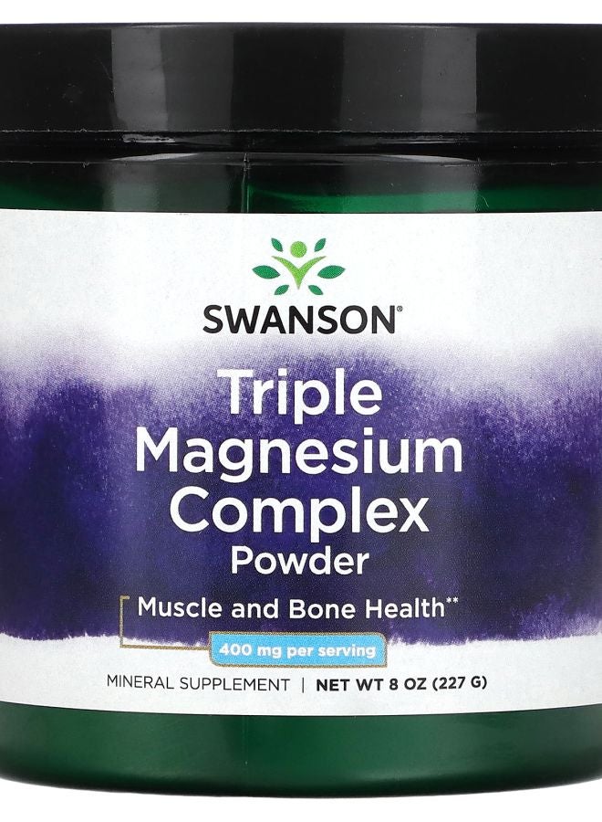 Triple Magnesium Complex Powder 400 mg 8 oz (227 g)